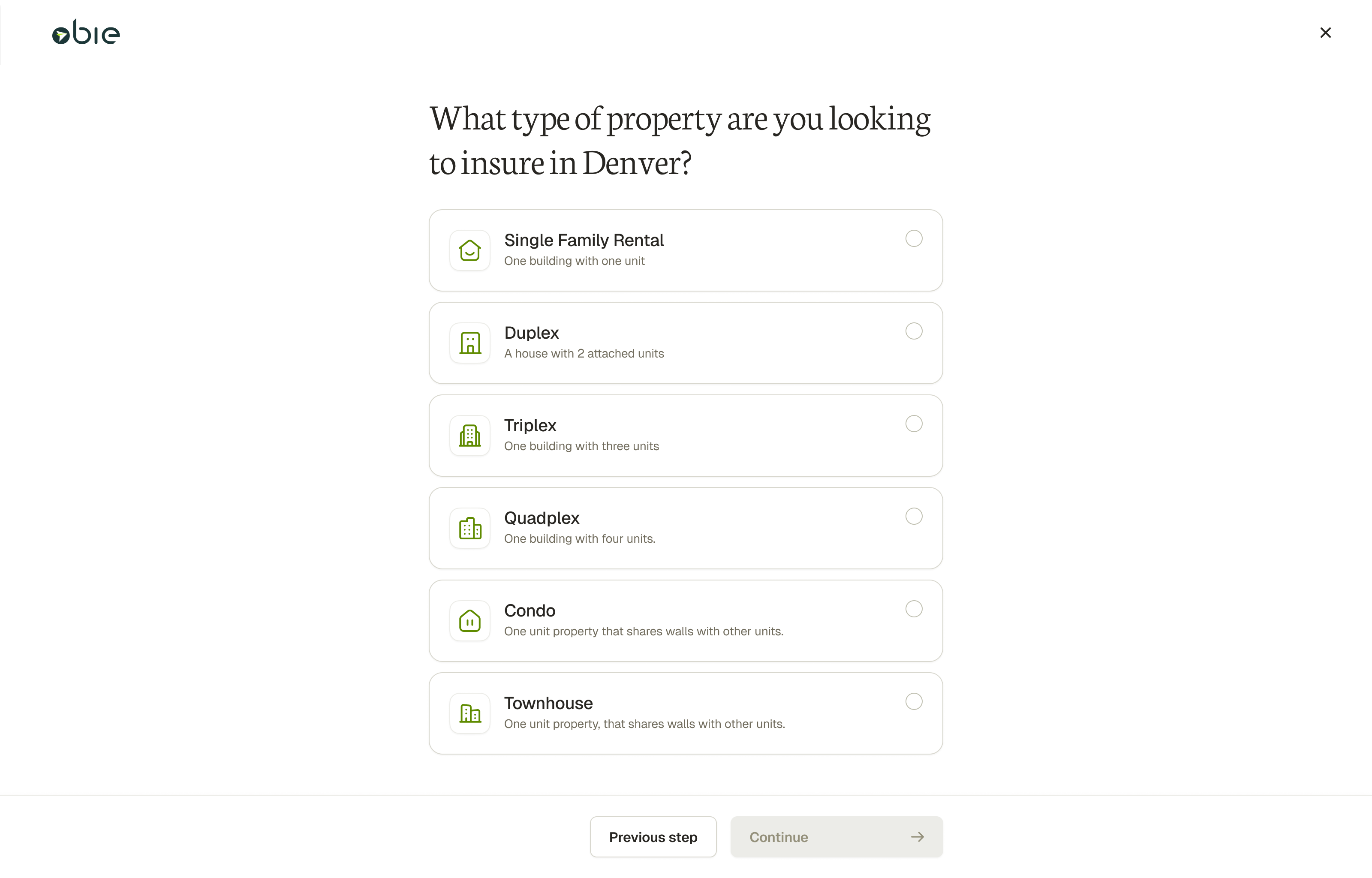 Landlord underwriting flow